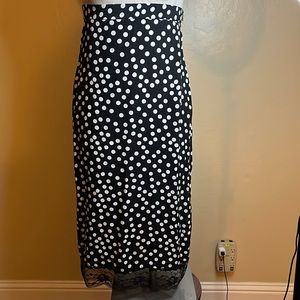 Zara Trf collection Polka dot skirt